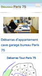 Mobile Screenshot of debarras-paris-75.net